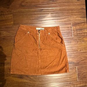 Topshop Corduroy Skirt